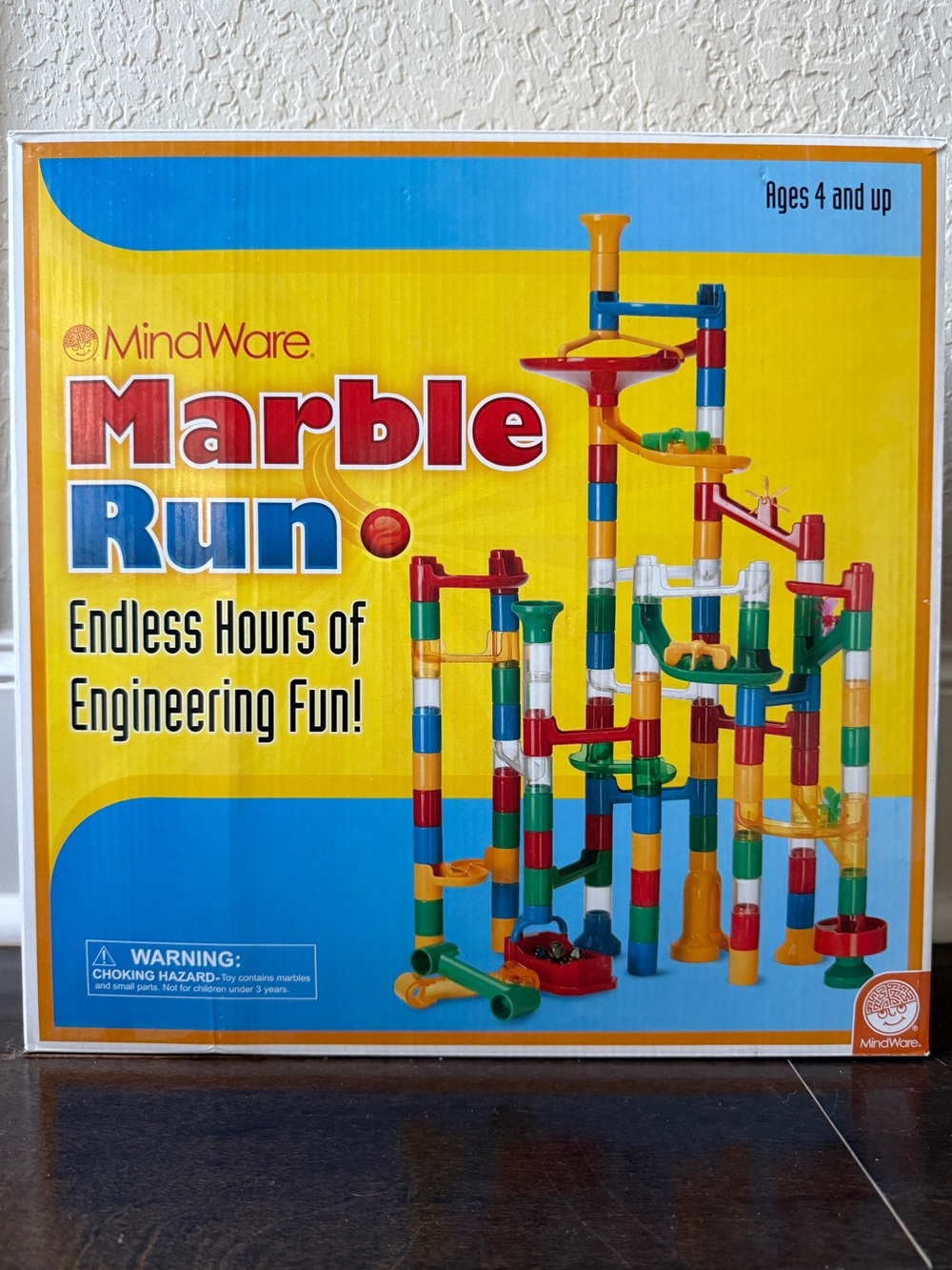 MindWare Marble Run Kids Building Set - Bright Multicolor Tracks